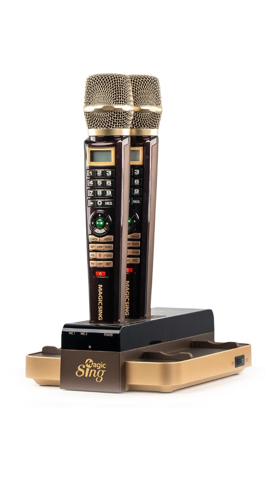Black MAGIC SING Karaoke E5+ 5145 Tagalog/Eng songs WiFi 2 Wireless Mic Subscrip