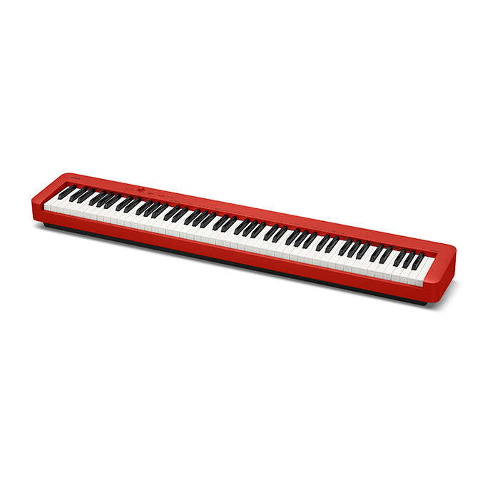 Casio CDP-S160 Compact Digital Piano - Red STAGE ESSENTIALS BUNDLE
