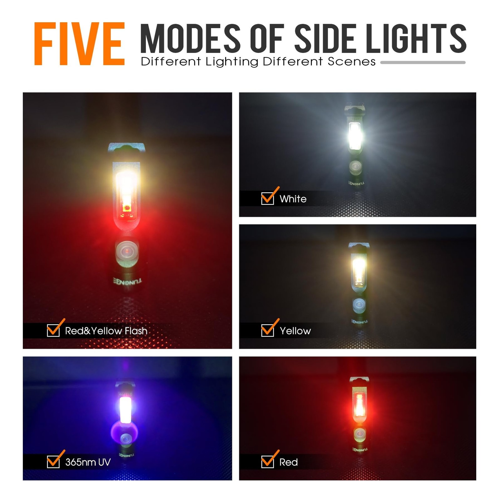 S15Pro Rechargeable Keychain Flashlight,750 High Lumen EDC Pocket Flashlight ...