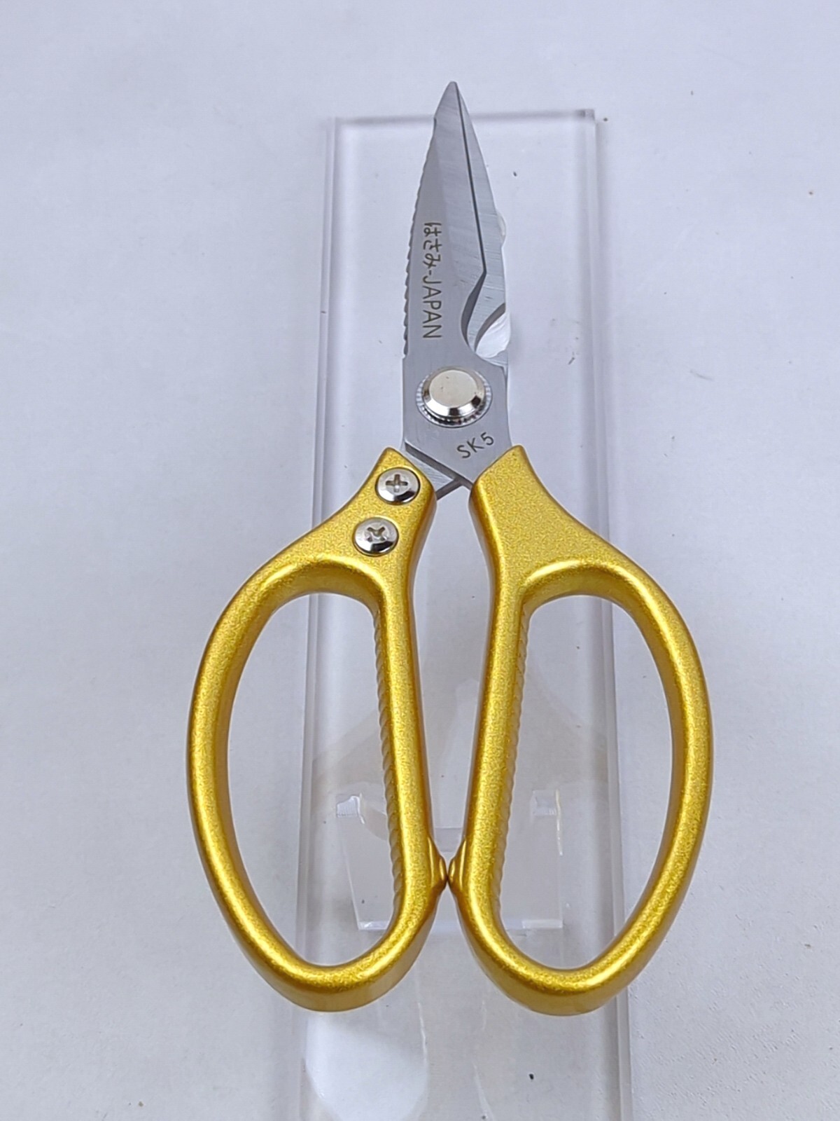 Multi-Function KITCHEN SCISSORS/SHEARS, Heavy Duty, JUMBO Size, GOLD Handle, SK5