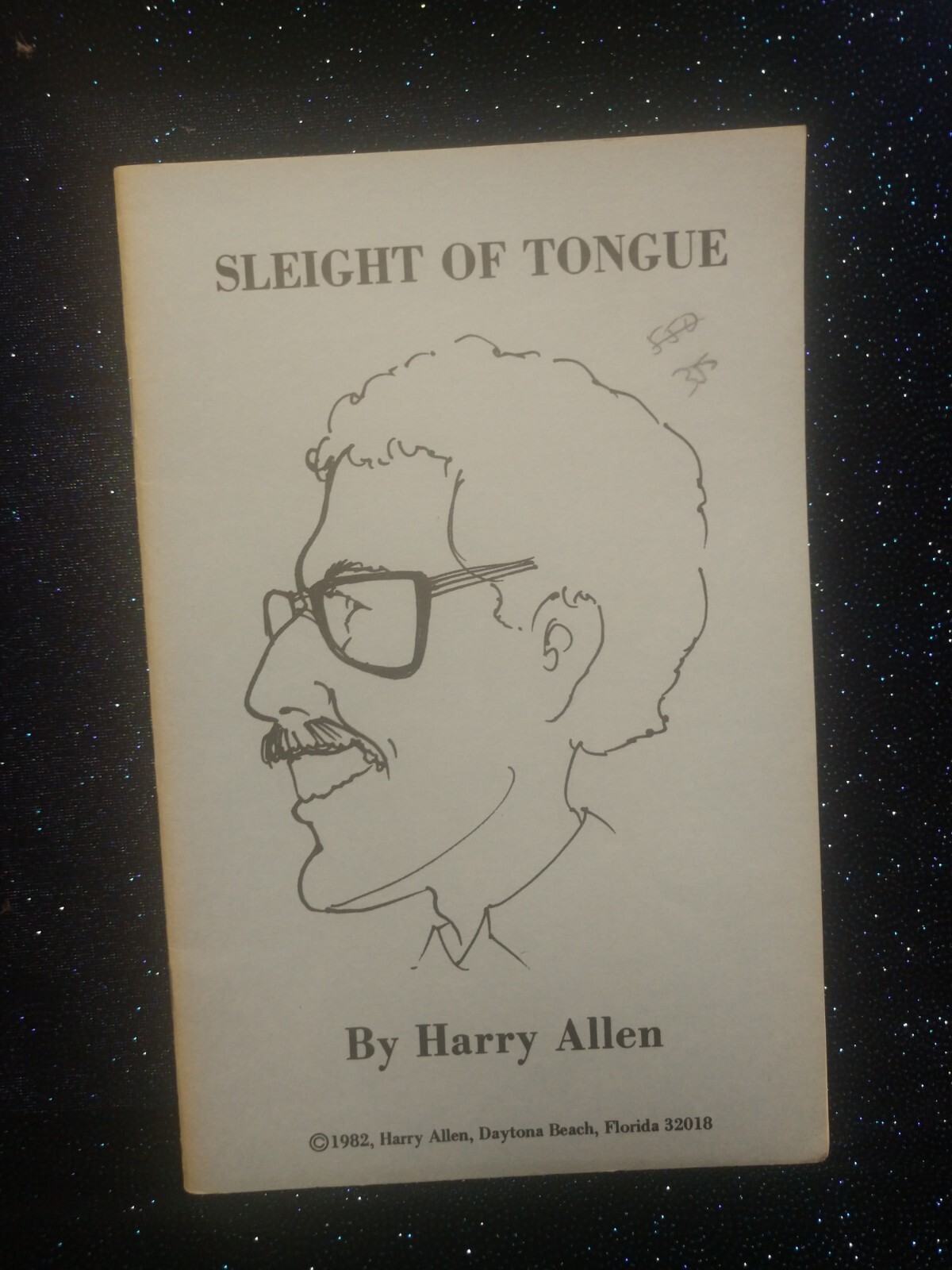 Sleight of Tongue Harry Allen 1982 Daytona Magic Booklet