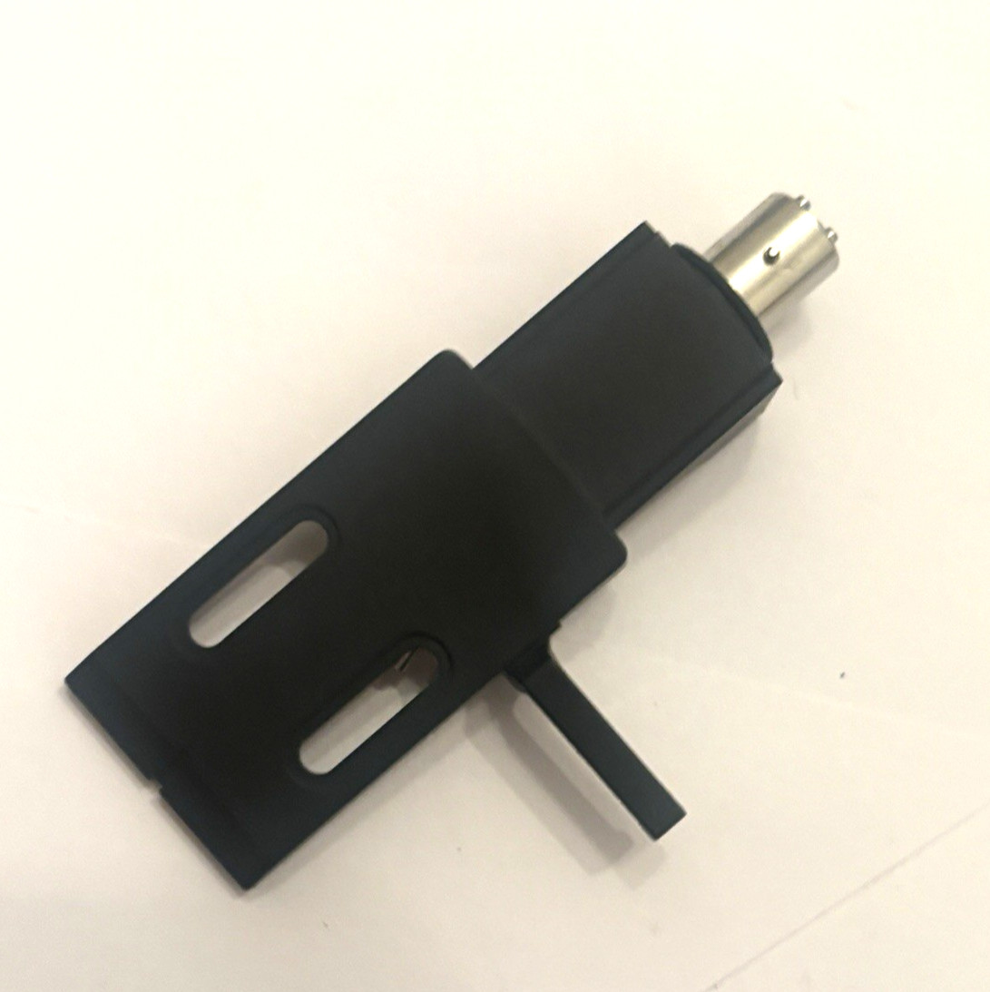 BLACK TURNTABLE HEADSHELL - NOS - MAKE UNKNOWN