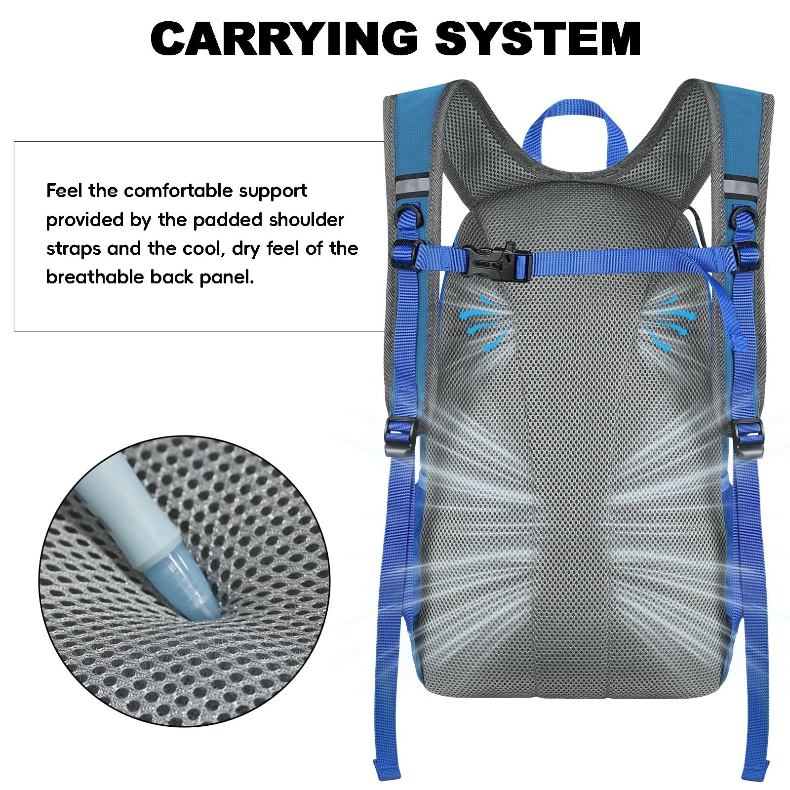 Seektop 20L Foldable Waterproof Hiking Backpack, Ultralight Small Lightweight...