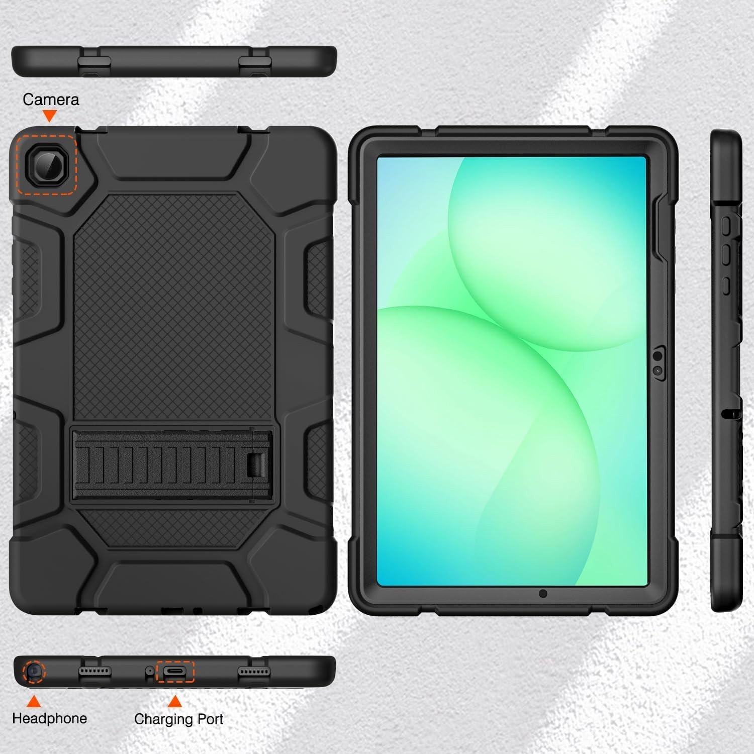 Shockproof Case For Samsung Galaxy Tab A9 Plus / A11 Plus 11inch Kickstand Cover