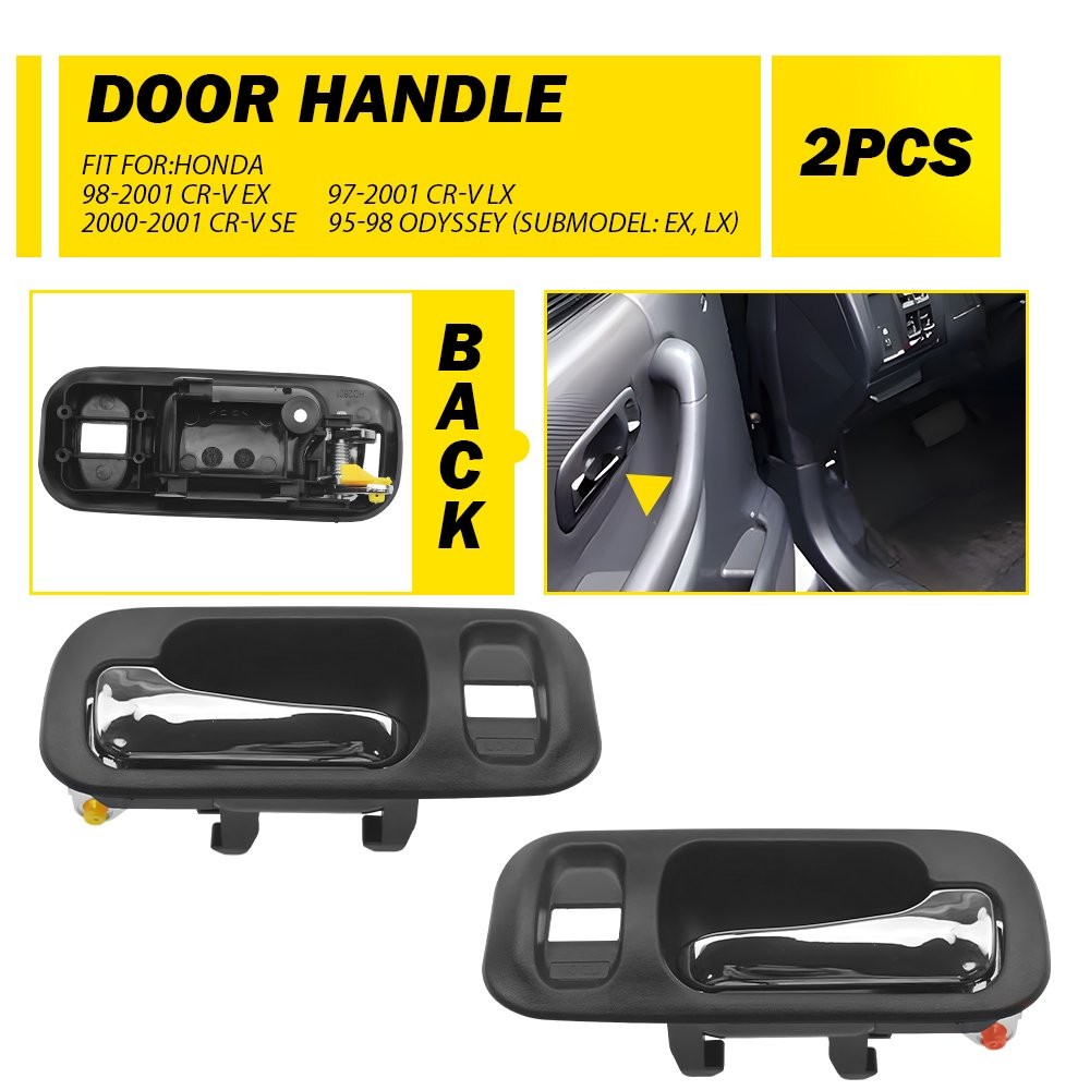 Front Interior Inside Inner Handle Door Passenger Driver for Side 97-01 CR-V CRV