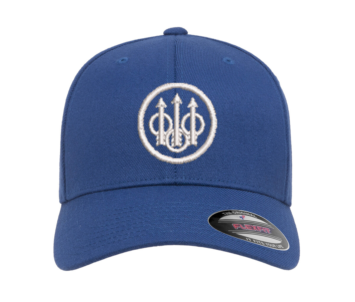 Beretta Circle Logo Embroidered Flexfit Hat Flat or Curved