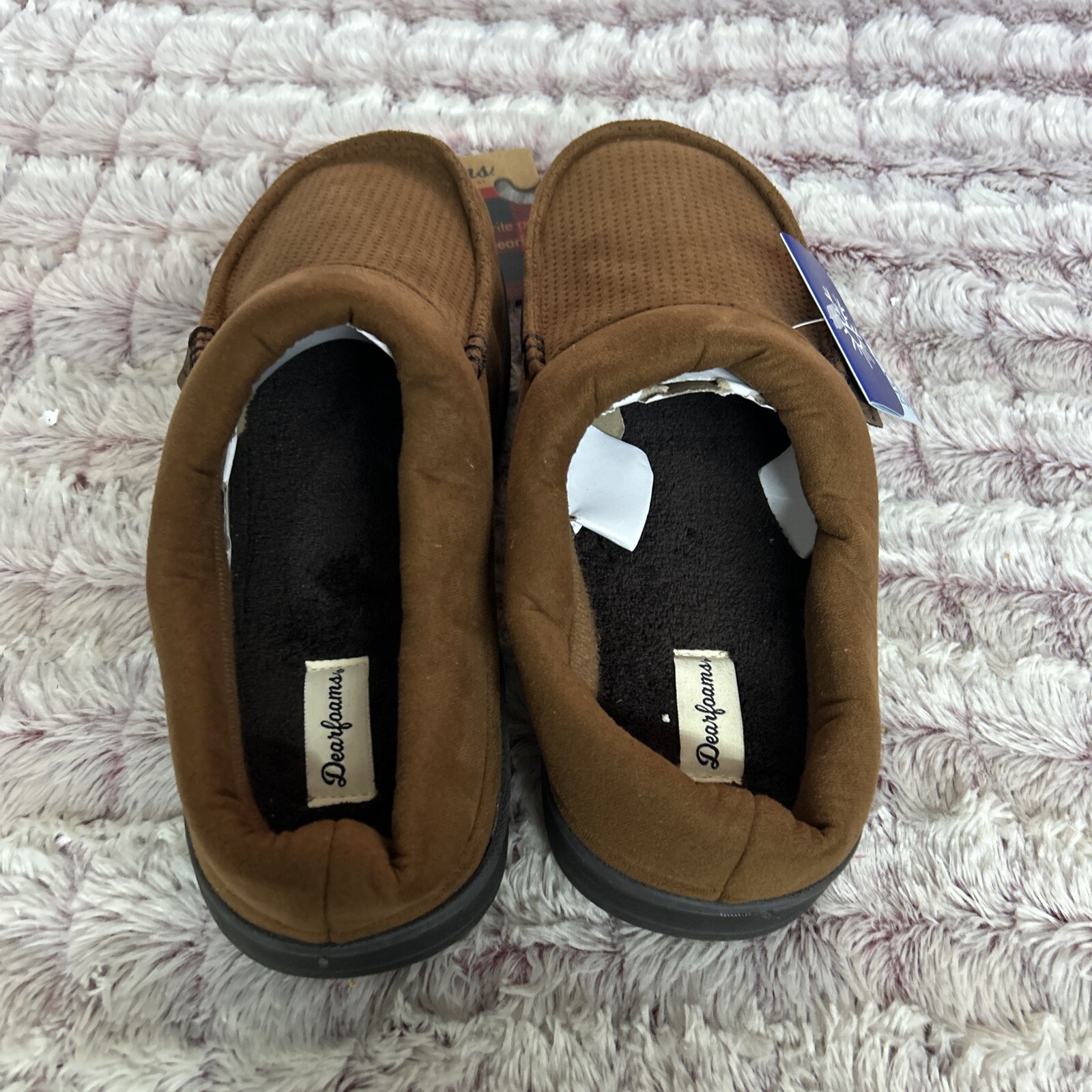 Dear Foams Men's Memory Foam Slippers size large. New