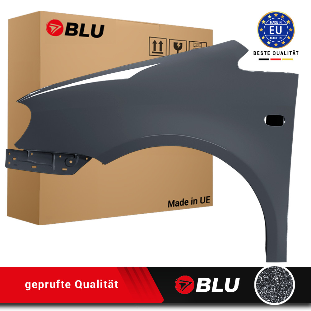 Fender For VW Caddy III 3 2K LD7U Left Grey 04-10 Front Painted New