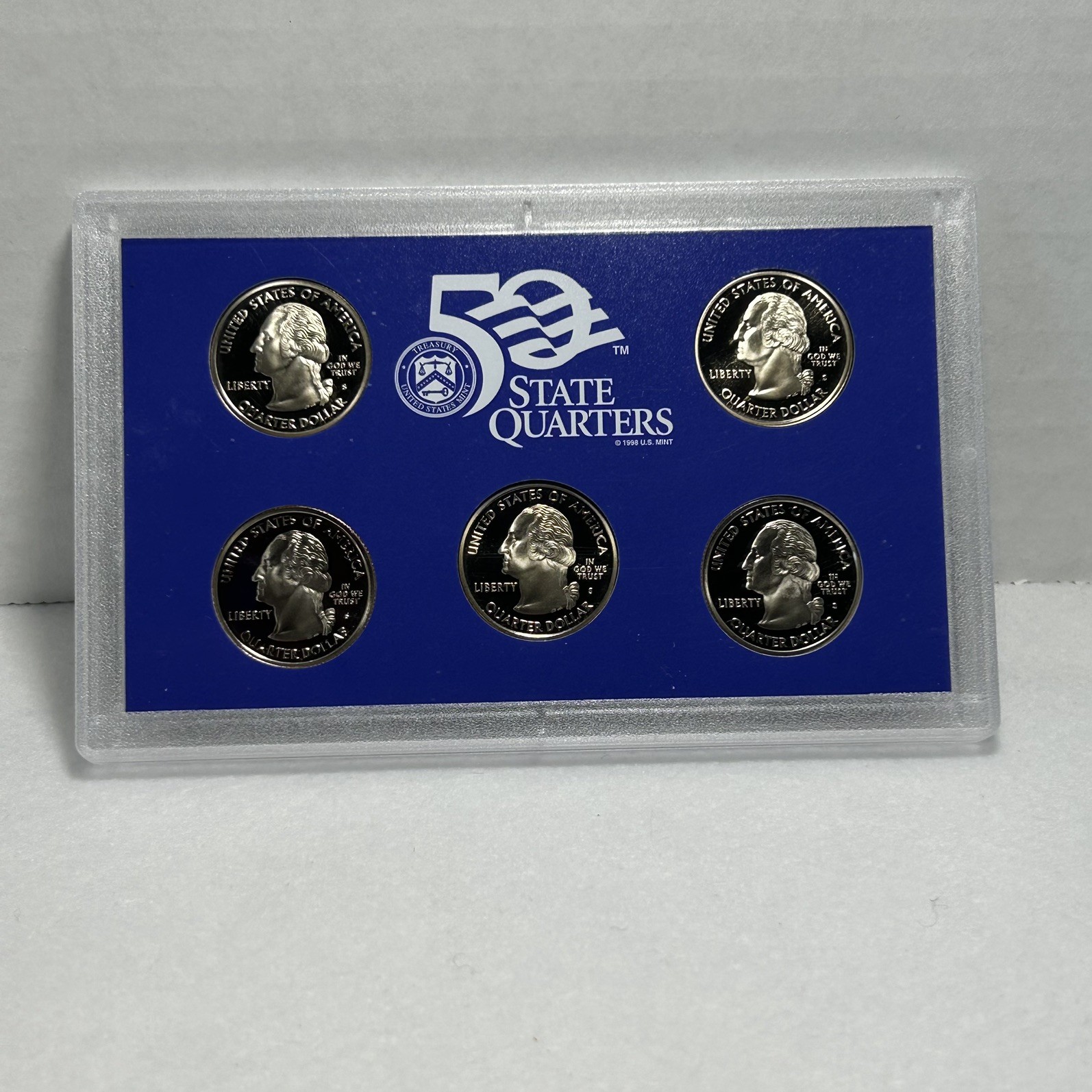 2003-S US Mint State Quarters Proof Set Illinois Alabama Maine Missouri Arkansas