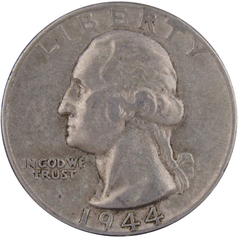 1944 Washington Silver Quarter XF EF Extremely Fine 25c Coin