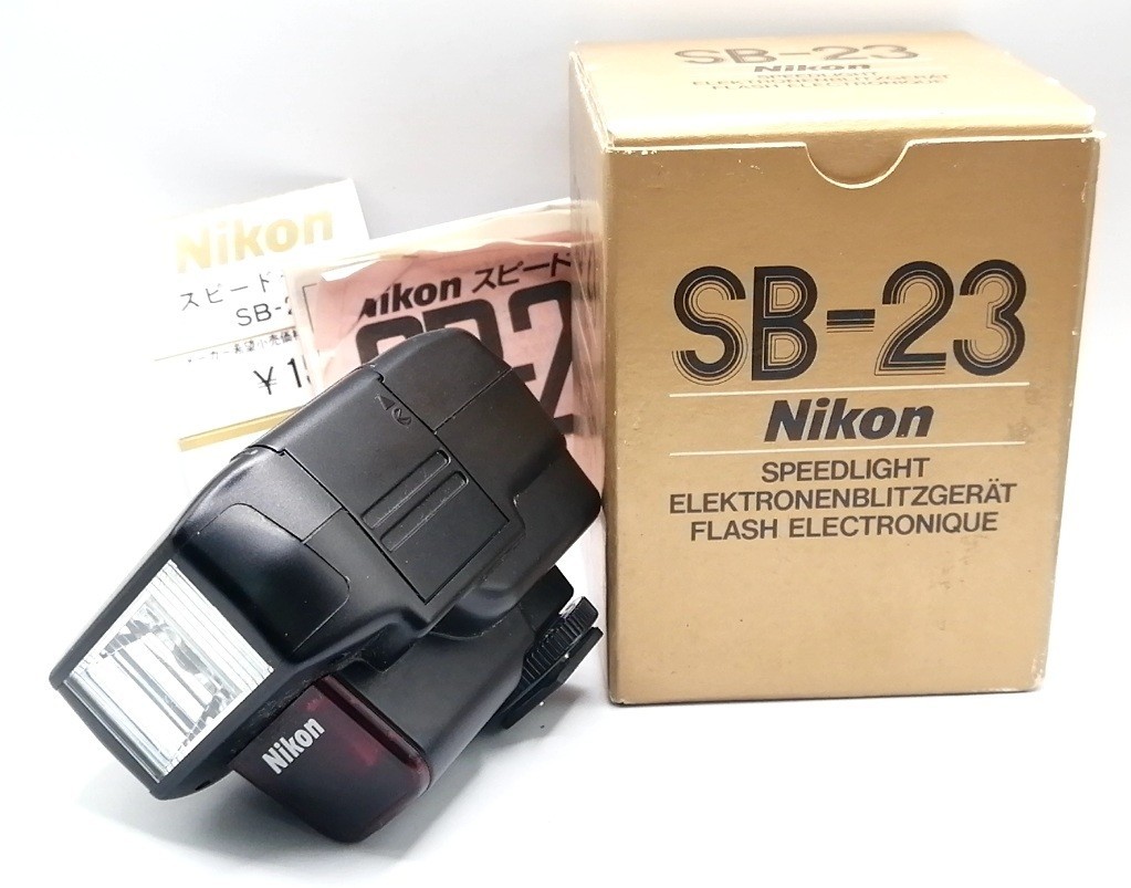 🎦👀✨MINT✨ Nikon Speedlight SB-23 Shoe Mount Flash From JAPAN