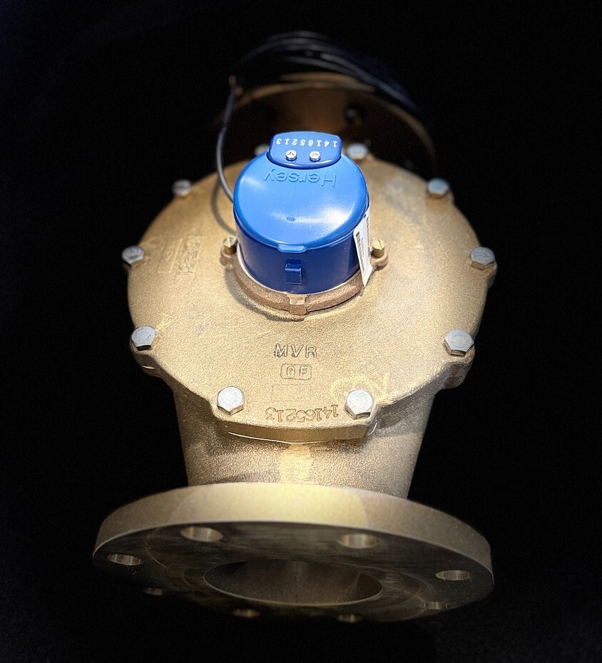 Hersey MVR650 4" NPT Low Flow Water Meter 5-650 GPM 150 PSI Cls 150 ANSI Flange