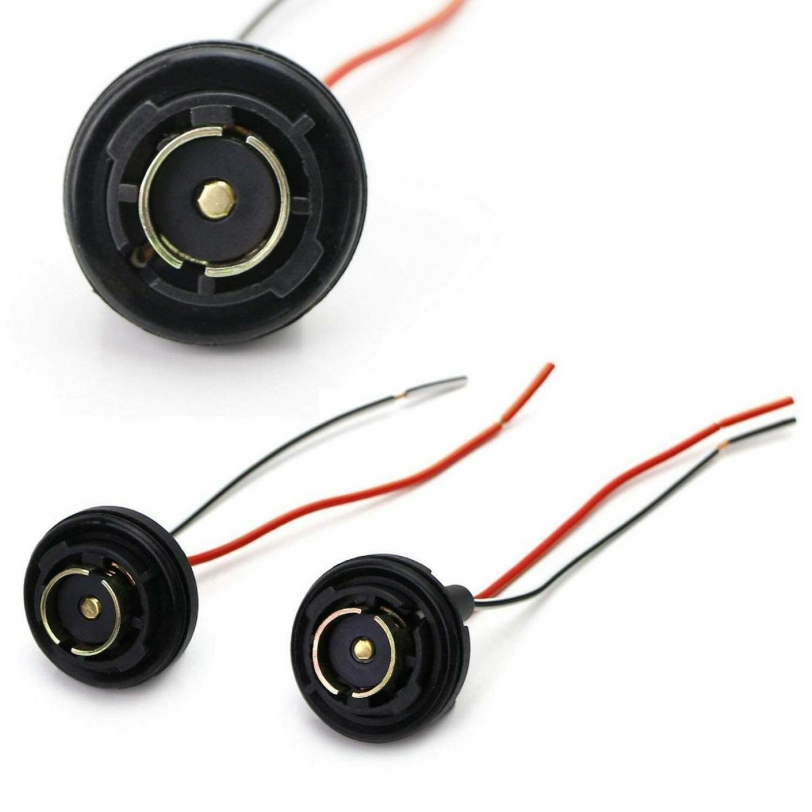 Universal Pigtail Wire Female Socket 1156 U Two Harness Back Up Reverse Lamp OE