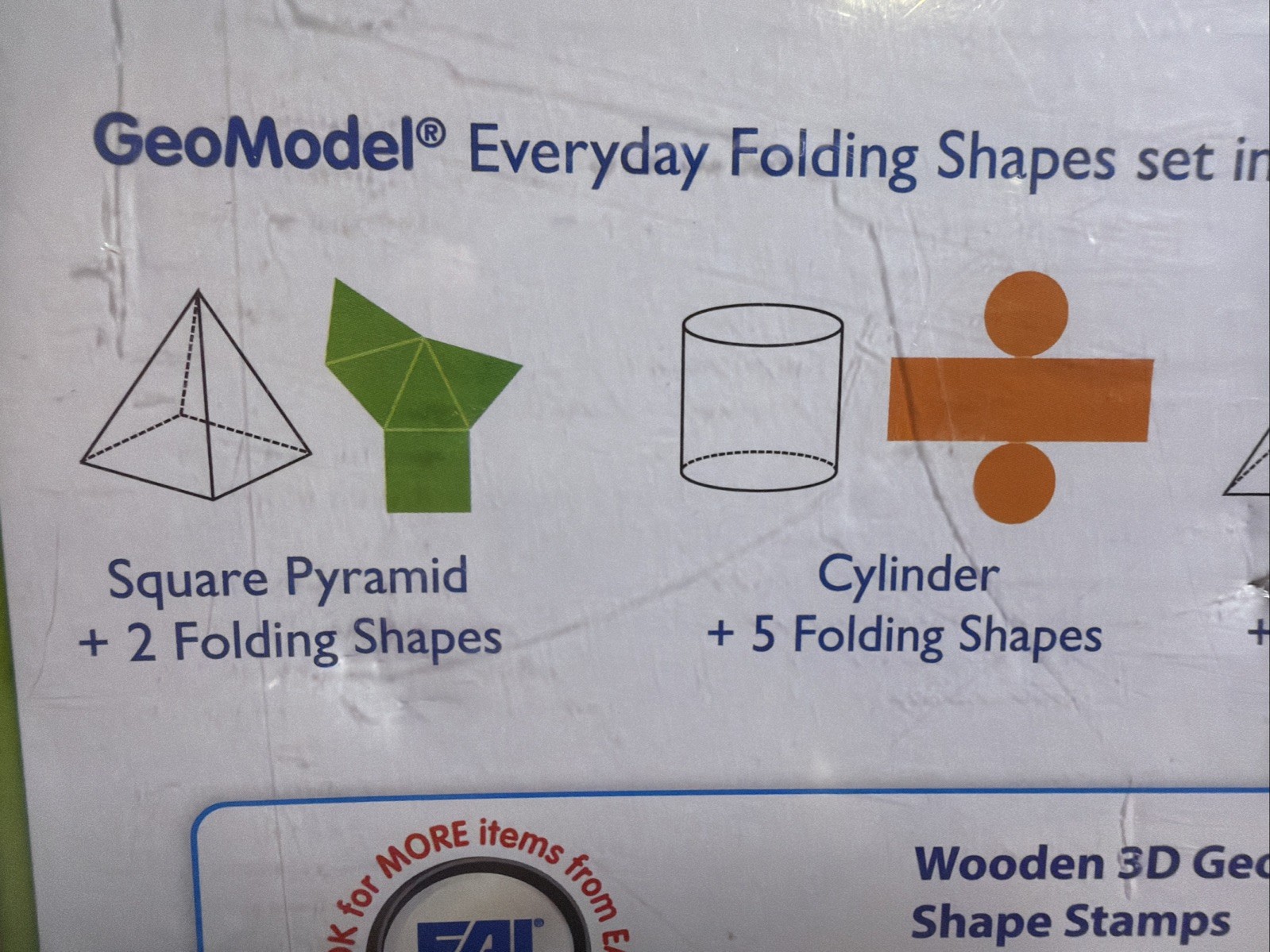 EAI Education, Geo Model, Folding Shapes, 34 Pieces Grades 3+