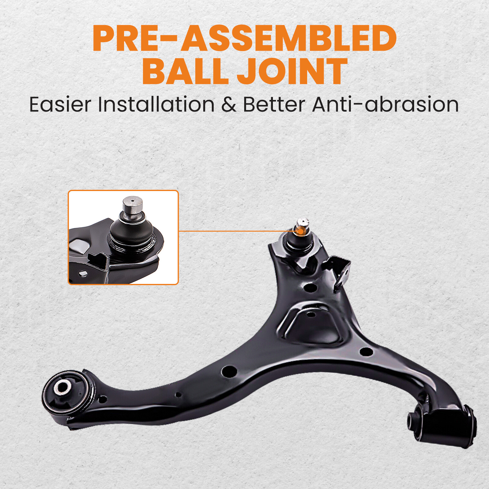 8Pcs Left Right Front Lower Control Arms for Kia Sorento 2011-2013 K621686