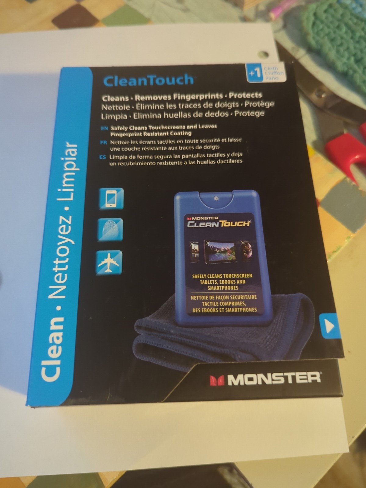 2011 Monster Cleantouch Screen Cleaner & Fingerprint Remover W/ Cloth