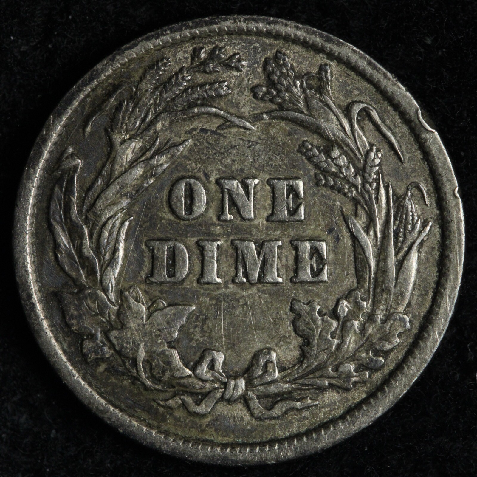 1897 Barber Silver Dime XF E315 JGCW