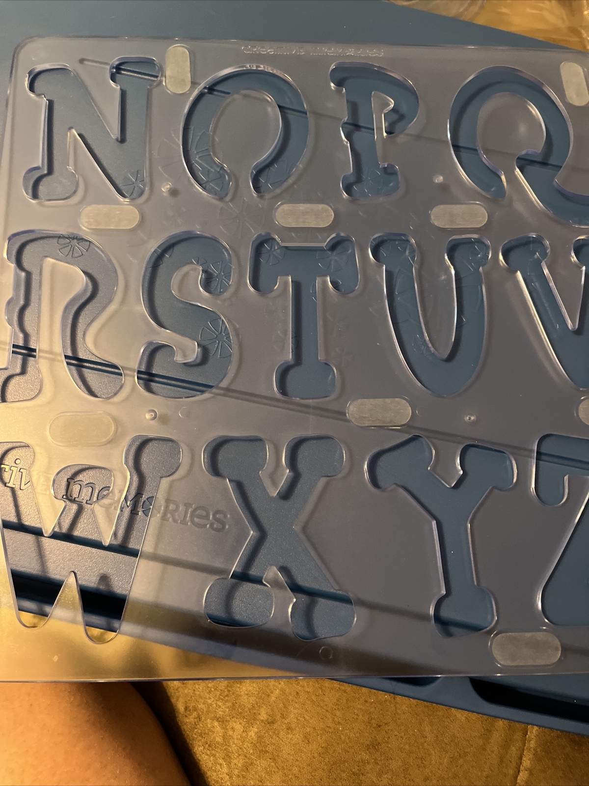 Creative Memories Creative Cuts Storage Box Letter, Numbers, & Shapes