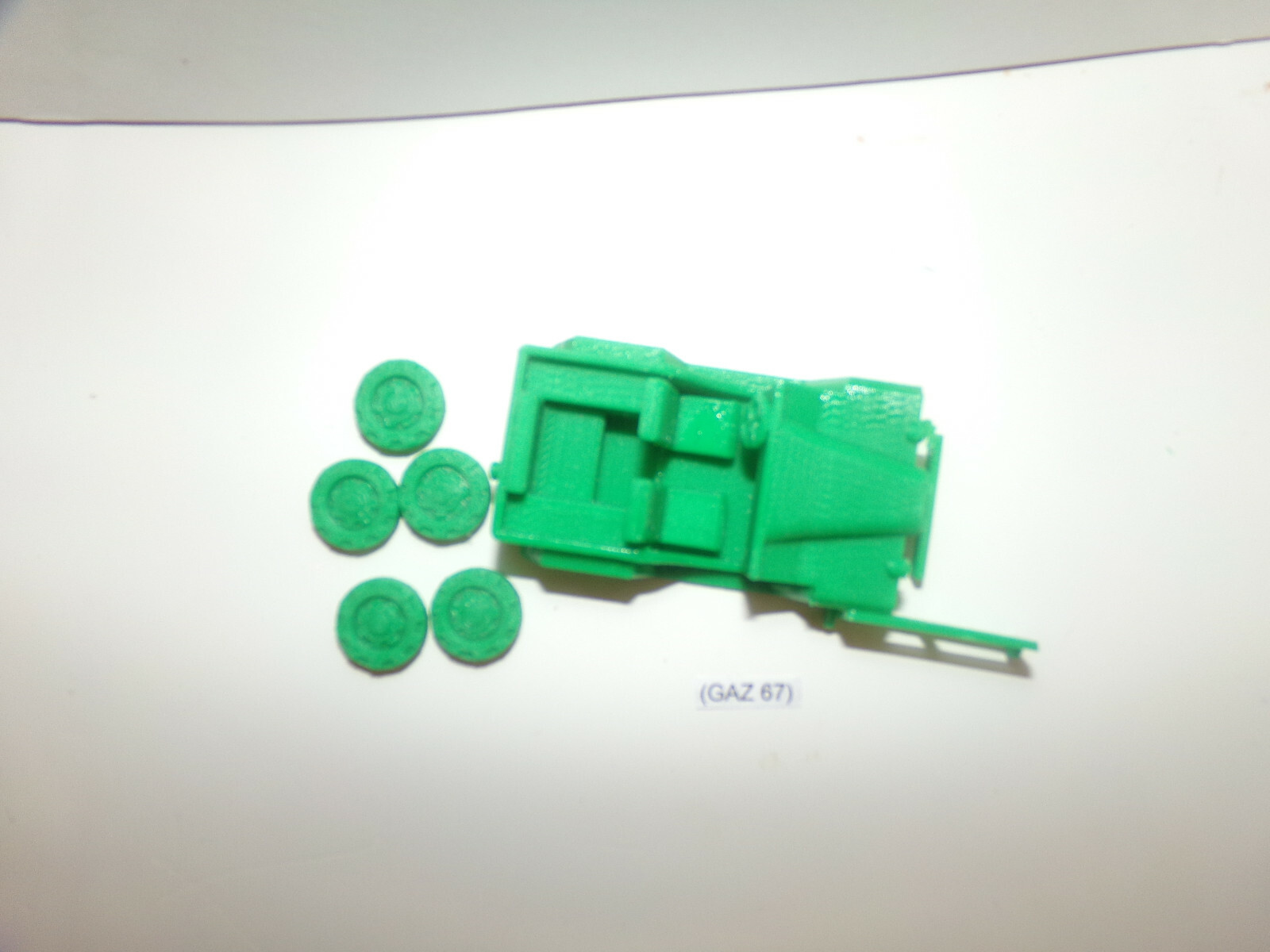 One 1-50 scale Russian GAZ 67 "Jeep": suitable for Bolt Action 