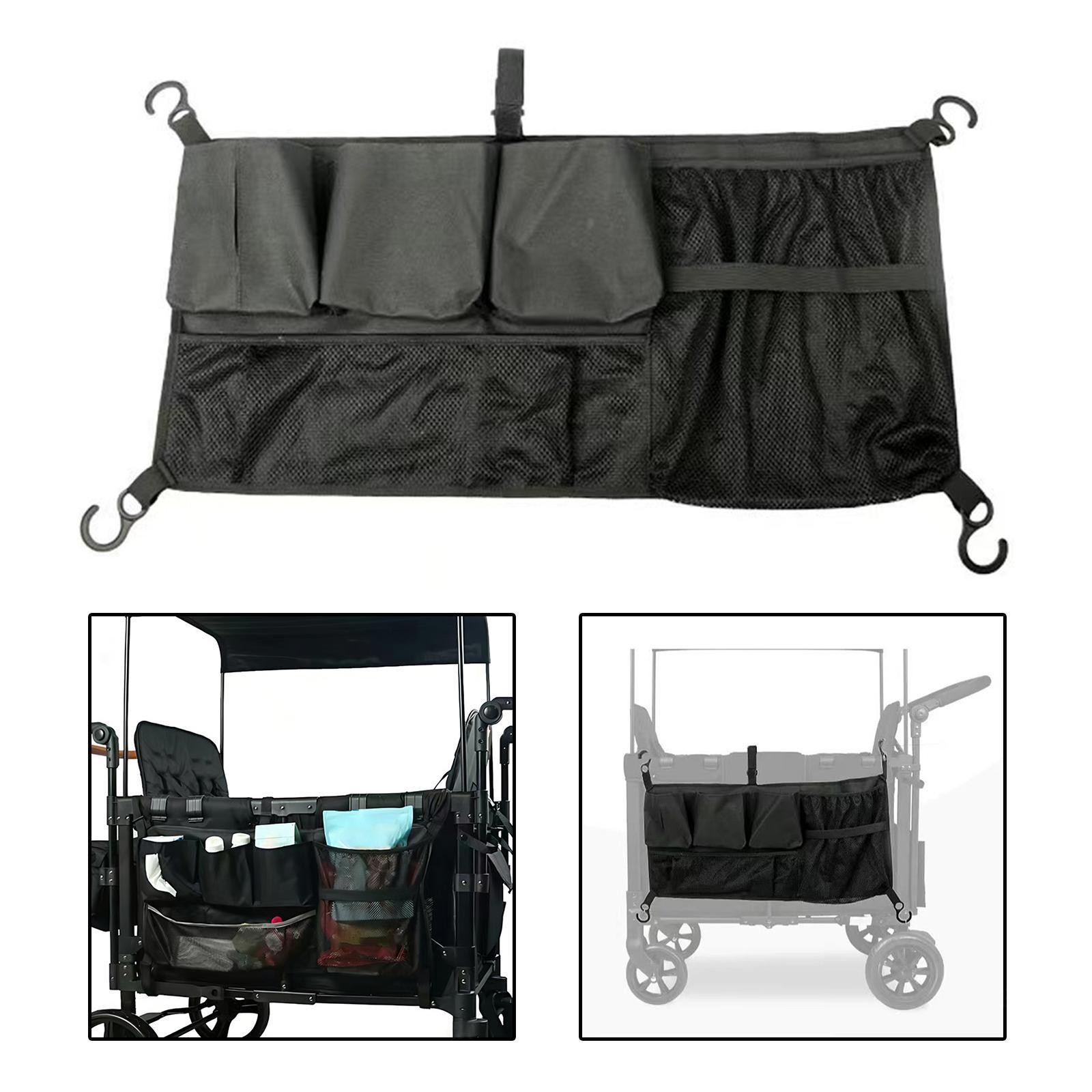 Wagon Side Pocket Wagon Side Storage Pouch Mesh Pockets Net Bag for Outdoor