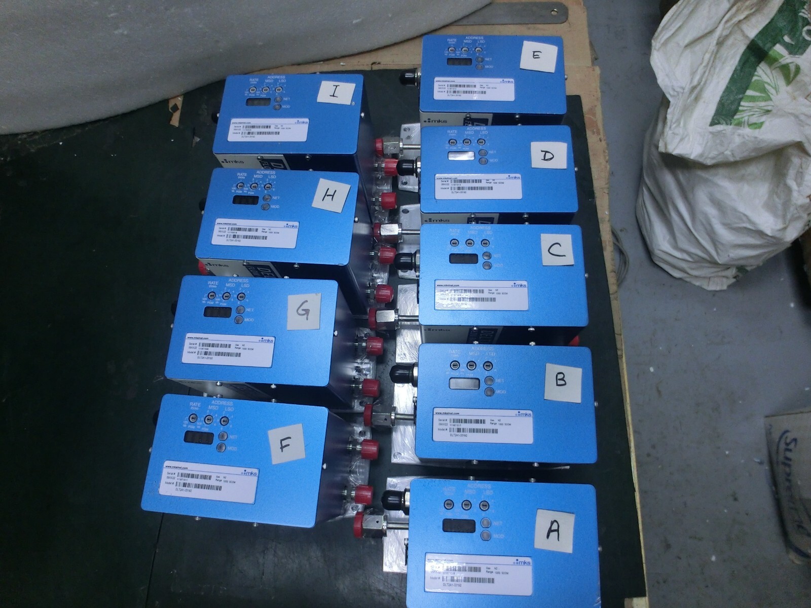 MKS DLT2A1-33192 Flow Ration Controller,N2 1000sccm,Unused,US+9353