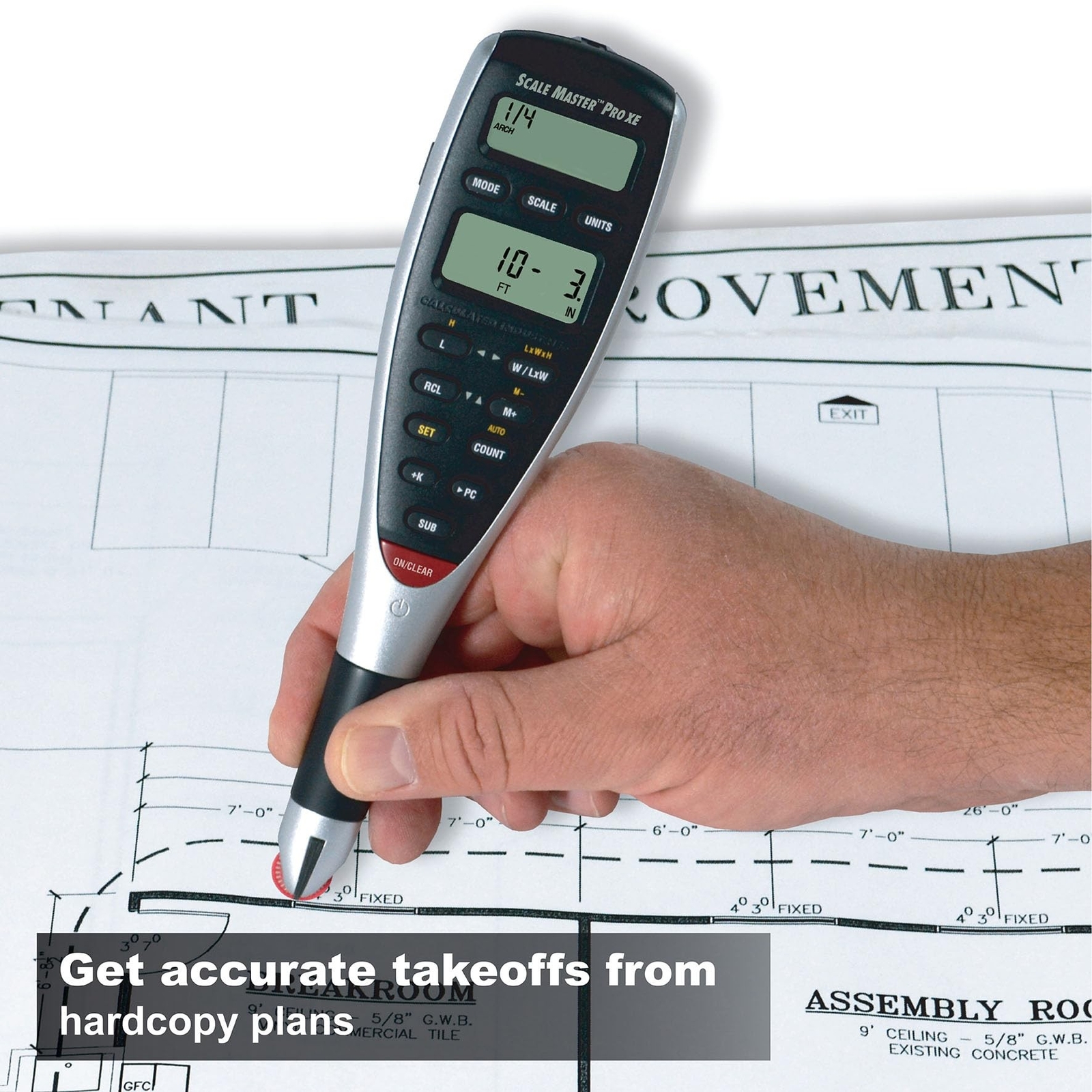 Calculated Industries 6135 Scale Master Pro XE Advanced Digital Plan Measure ...