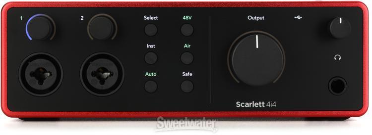 Focusrite Scarlett 4i4 4th Gen USB Audio Interface