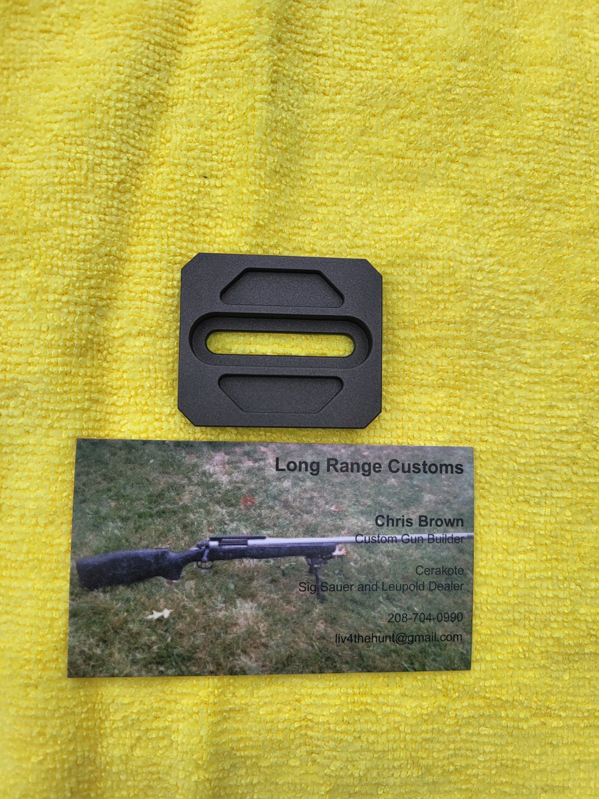 Small Arca rail, Made in USA, Aluminum