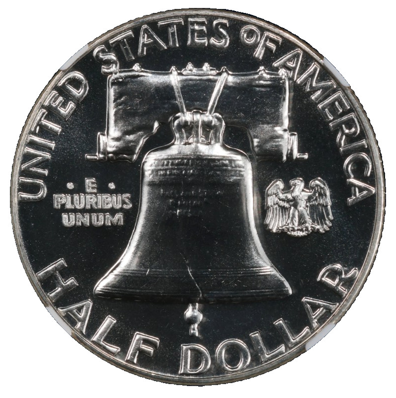 1956 Franklin Silver Half Dollar NGC PF 68 Star PR Deep Mirror Proof Type 2