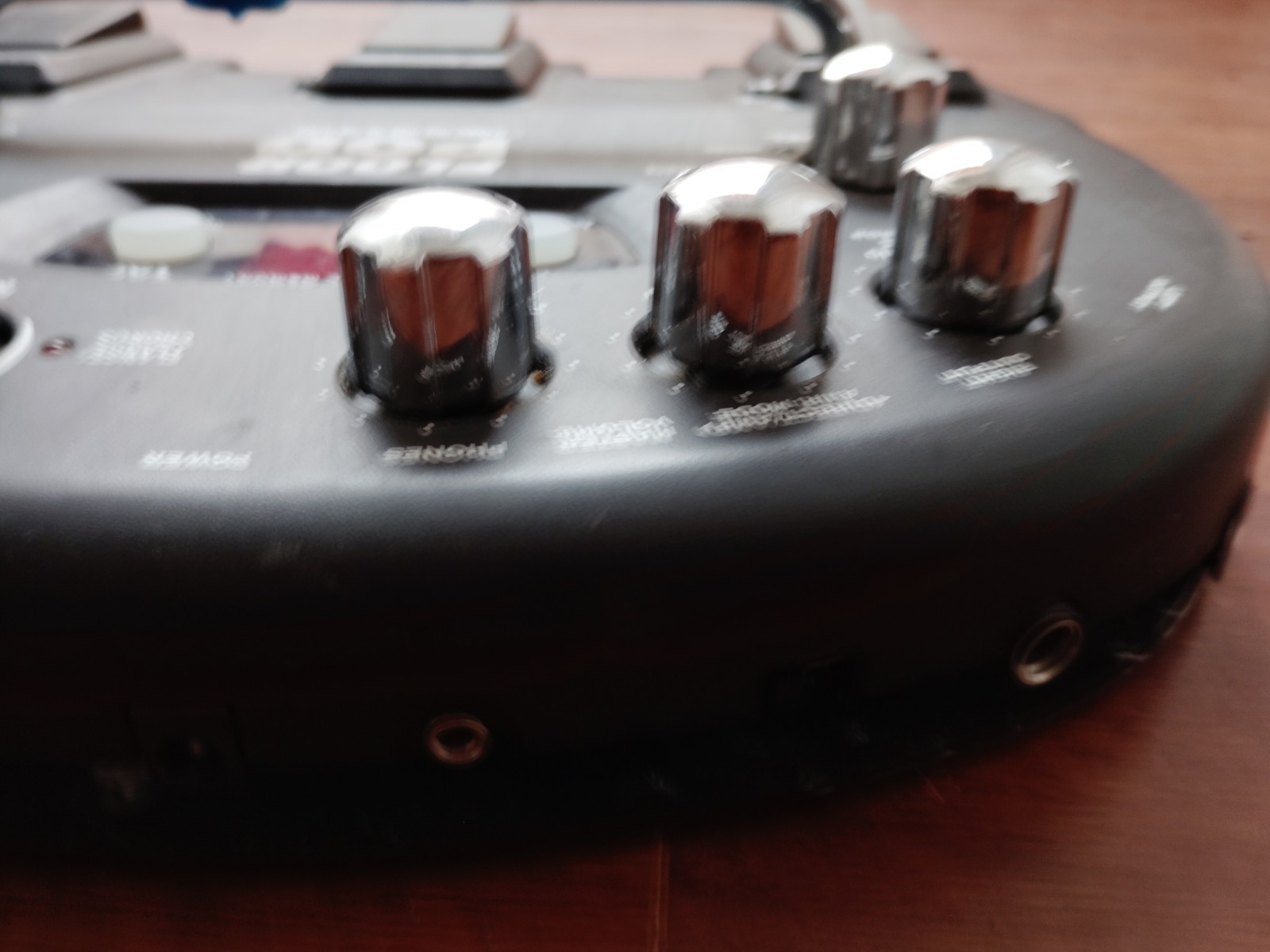 Line 6 Floor POD Multi Effects Pedal Front Side Cover Missing Tested Works Rare
