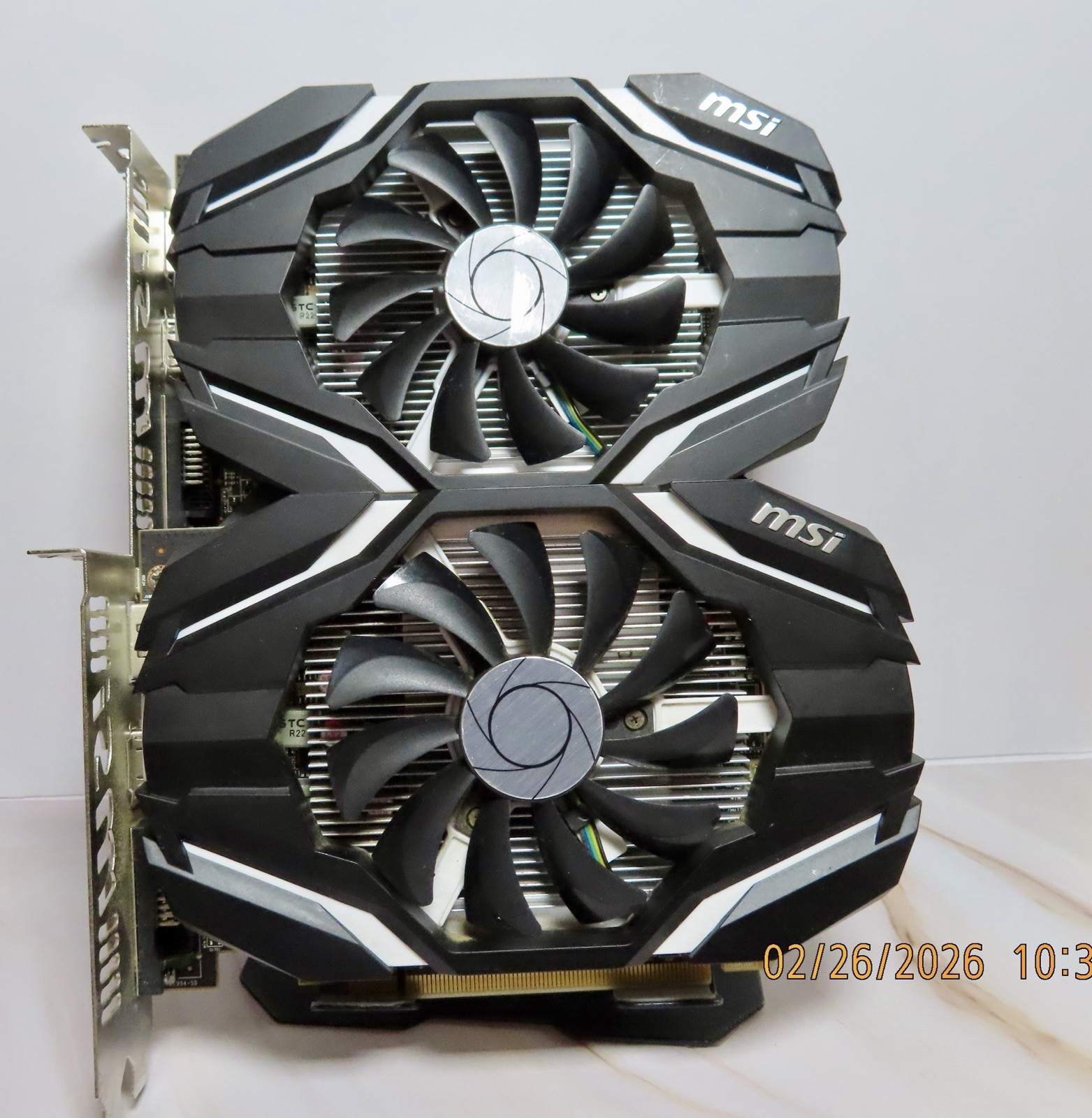 MSI Radeon RX 460 2GB OC Graphics Card, DVI HDMI DisplayPort, Multi Monitor
