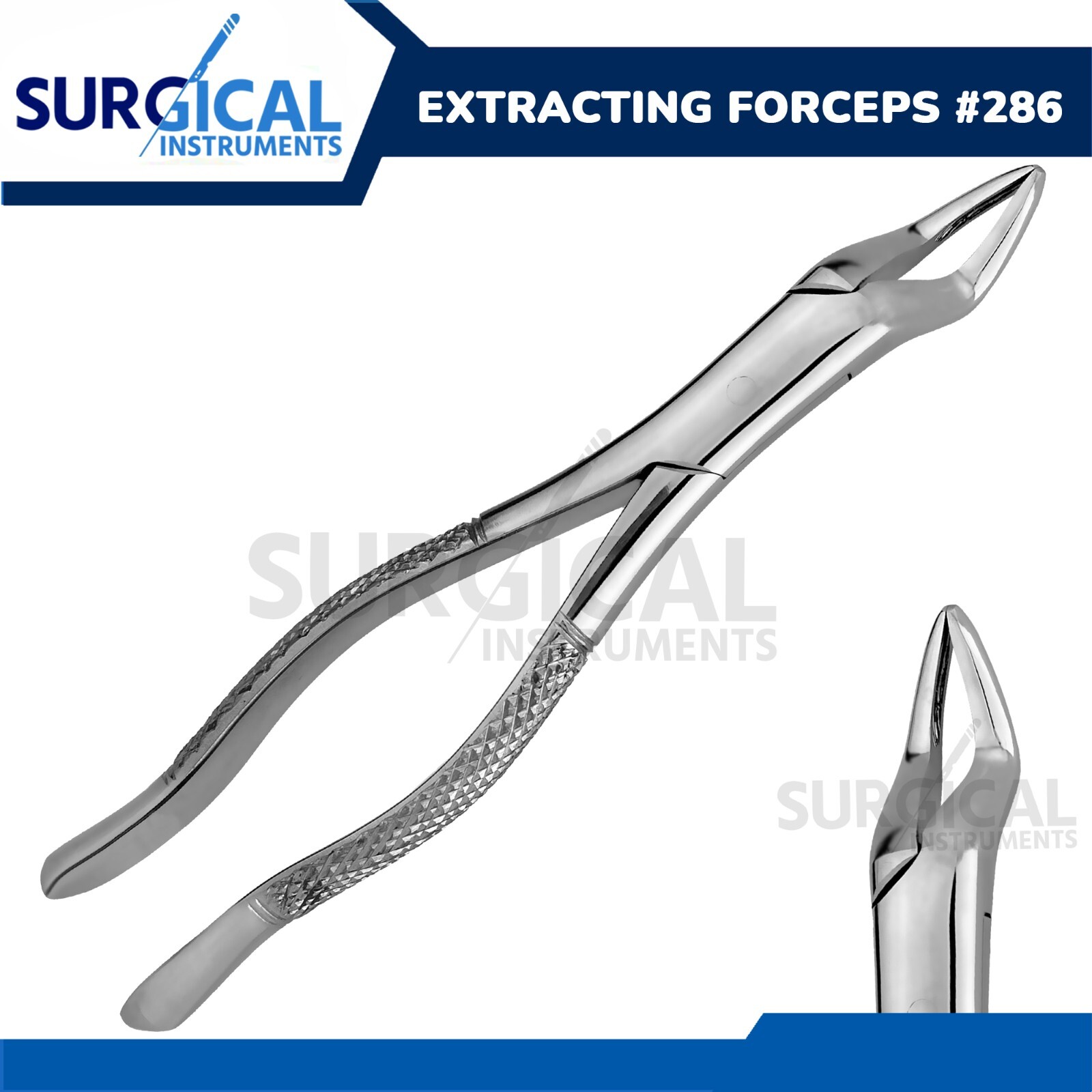 Extracting Forceps Dental Surgical Instruments #286 Stainless Steel German Grade