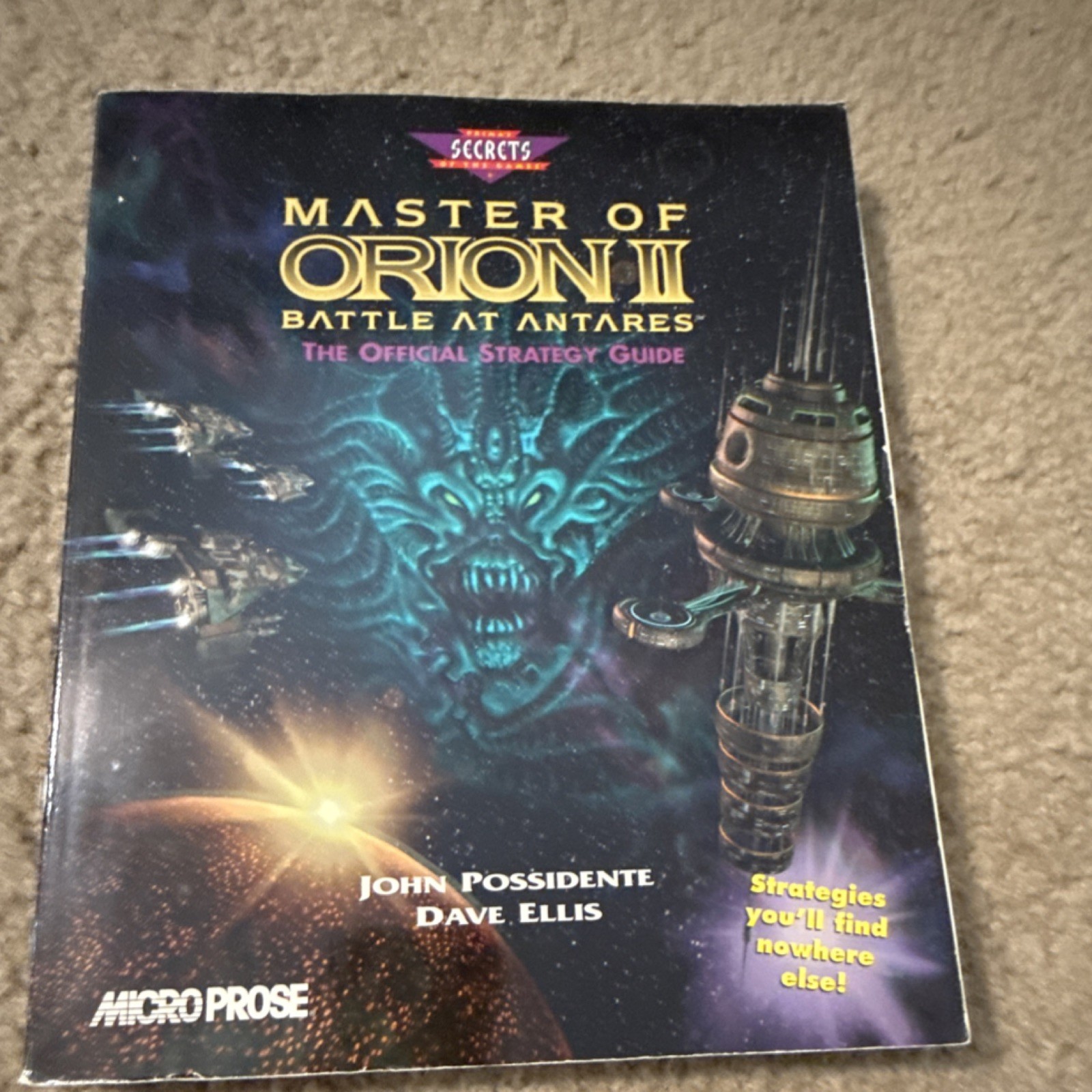 MicroProse Master of Orion II Battle at Antares Official Strategy Guide