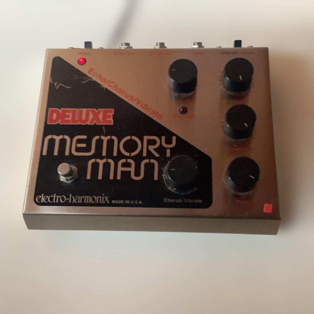Vintage Electro-Harmonix Deluxe Memory Man Echo Chorus Vibrato Effect Pedal