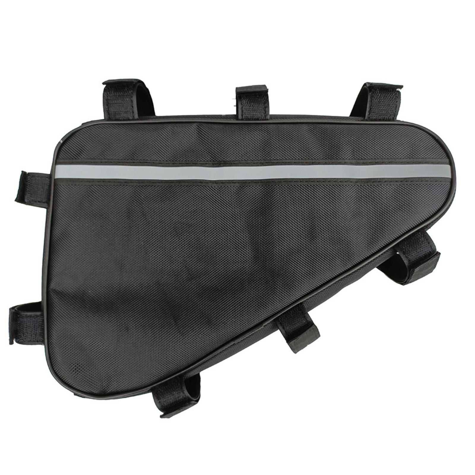 Triangular Cycle Battery Bag Easy Installation Bike Triangle Battery Storage Bag
