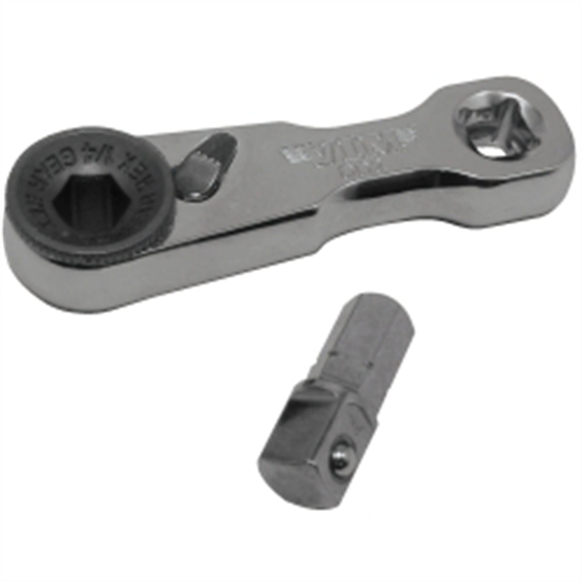 VIM Tools 1/4 Inch Mini Ratchet Double Square Drive, Offset Female Square Drive