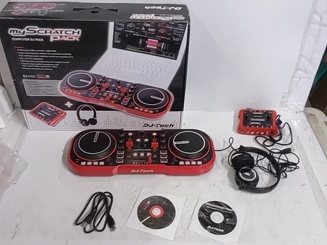 FIRST AUDIO USB DJ MIDI Controller with Headphones and External Sound Interface