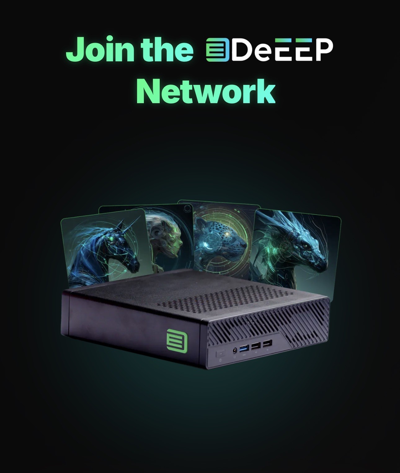 DeEEP Network Crypto Node Founders Device, Mining Hardware