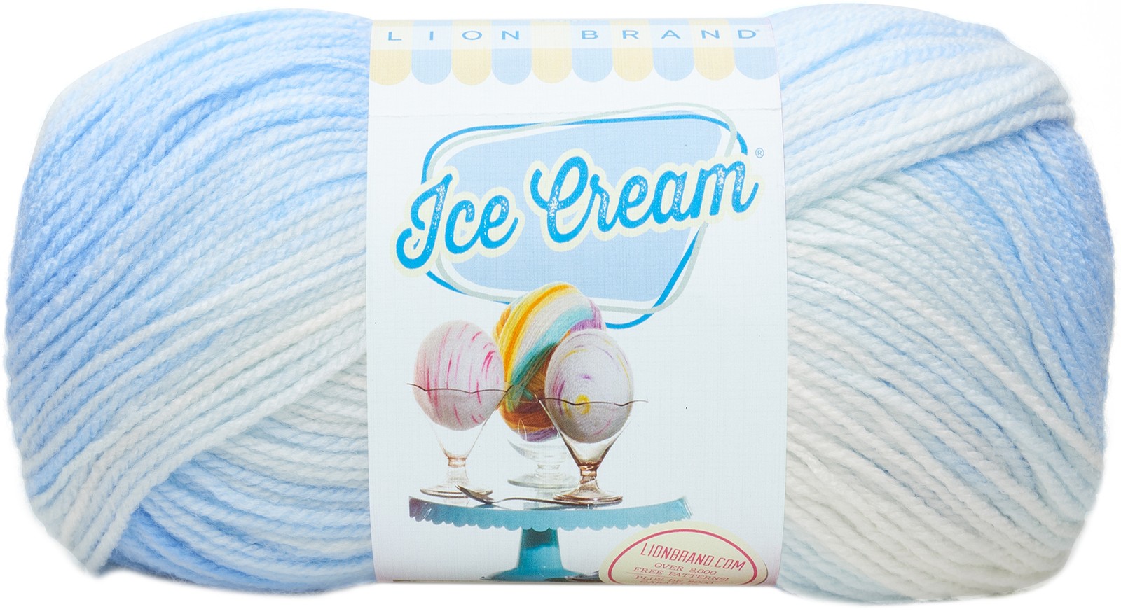 Lion Brand Ice Cream Yarn-Blueberry - 923-203