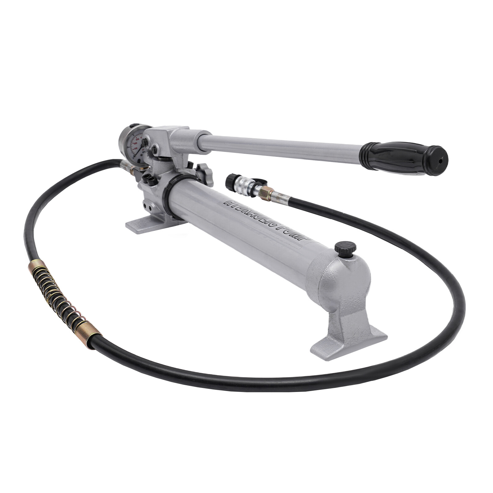 Manual Hydraulic Hand Pump Hydraulic Hand Pump with Pressure Guage US STOCK