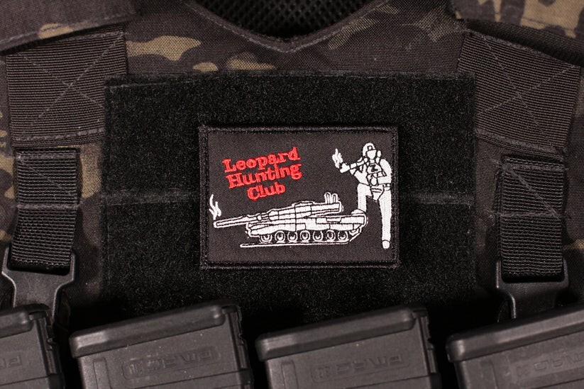 RARE Russian Ukrainian NATO Patch Leopard Hunting Club OPFOR Milsim Airsoft