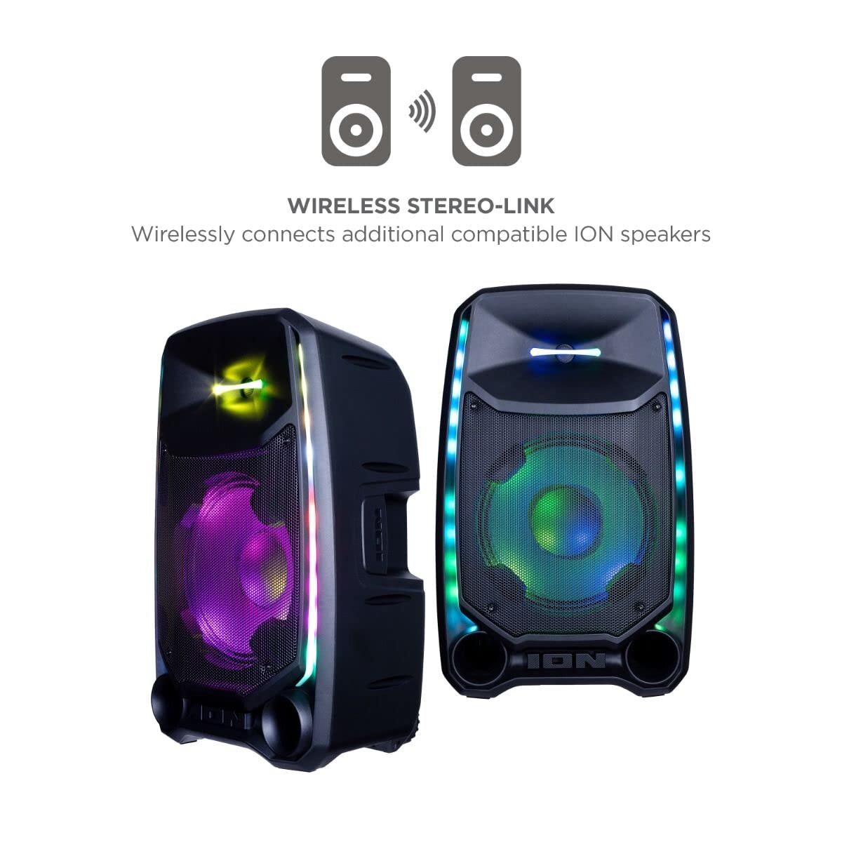 ION Audio PA Ultimate - PA System 650 Watt Bluetooth Speaker Sound System with