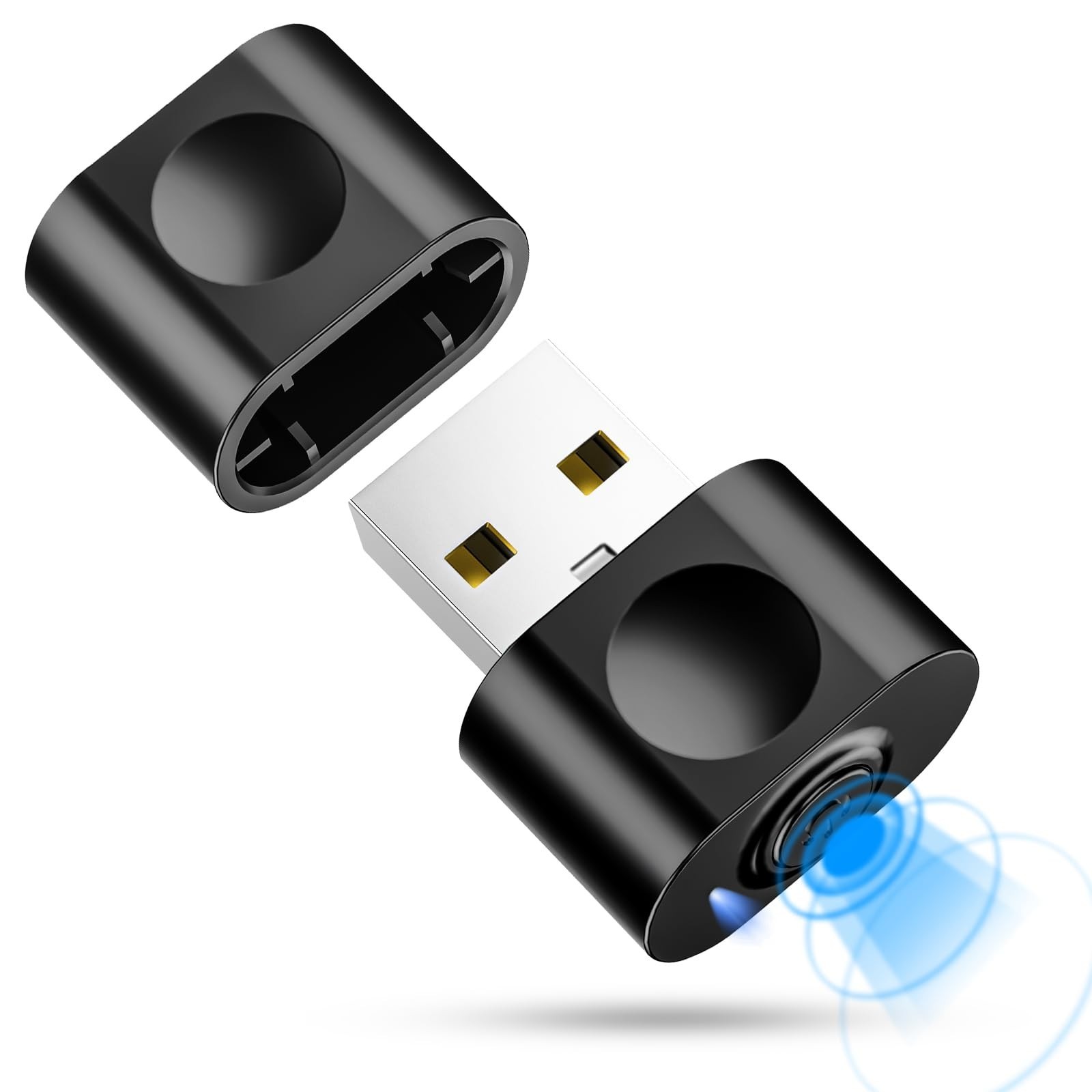 aMZCaSE Undetectable USB Mouse Jiggler | 3 Jiggle Modes, Switch Button, Plug ...