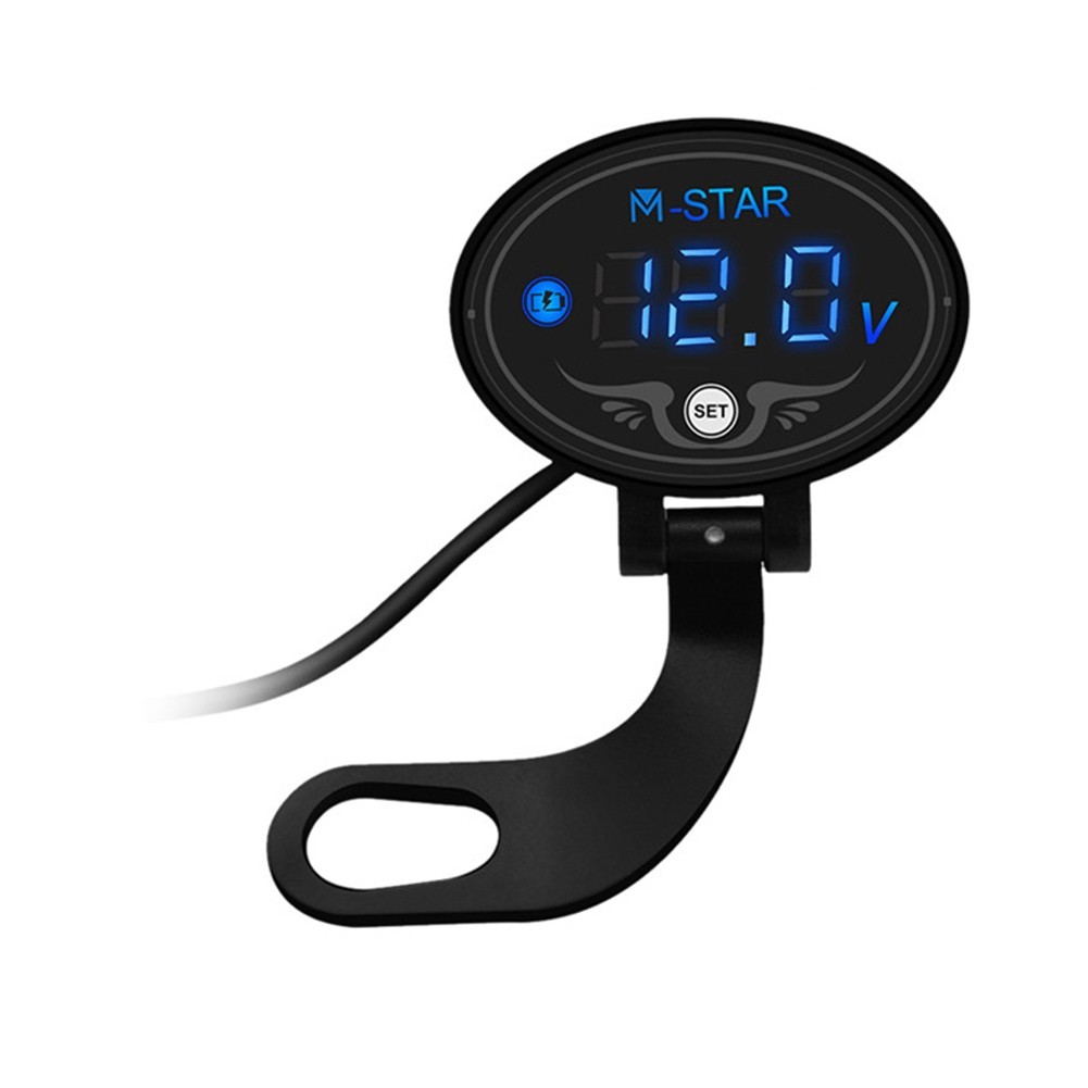 DC 12V LED Panel Digital Voltage Volt Meter Display Voltmeter For Motorcycle Car