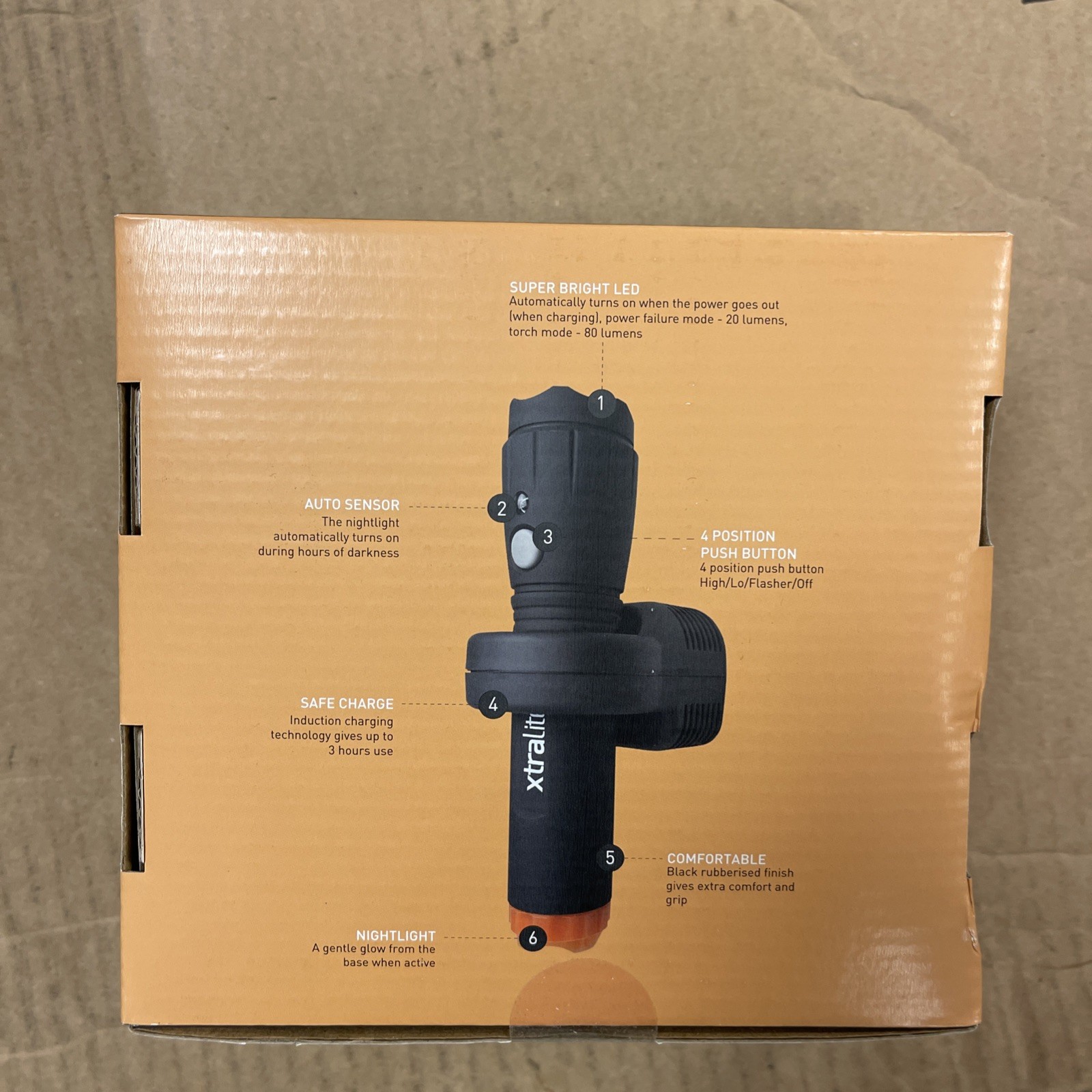 NiteSafe Torch 3 Function LED Flashlight
