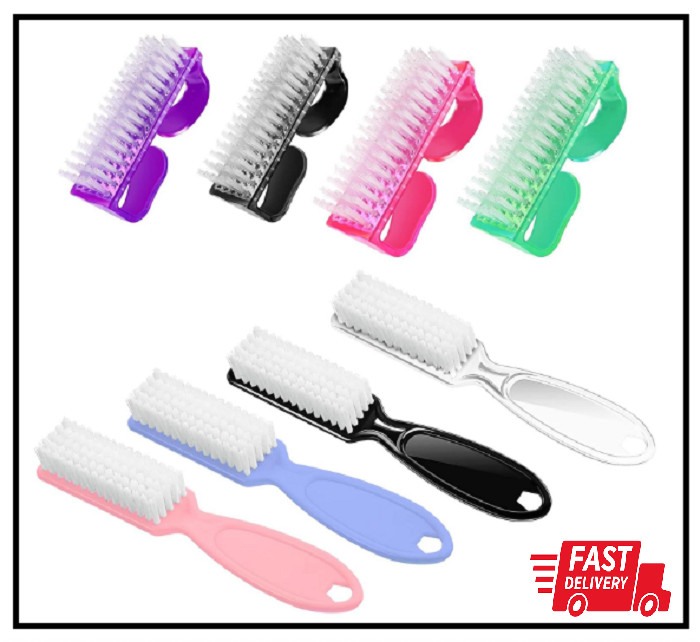 8 PCS Nail Brush for Cleaning Fingernails, Handle Grip Nail Scrubber Brush, Clea