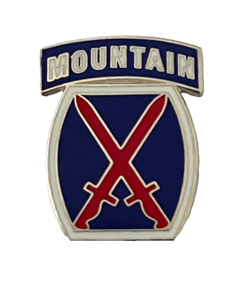 U.S. ARMY 10th INFANTRY DIVISION HAT or LAPEL PIN (P131)