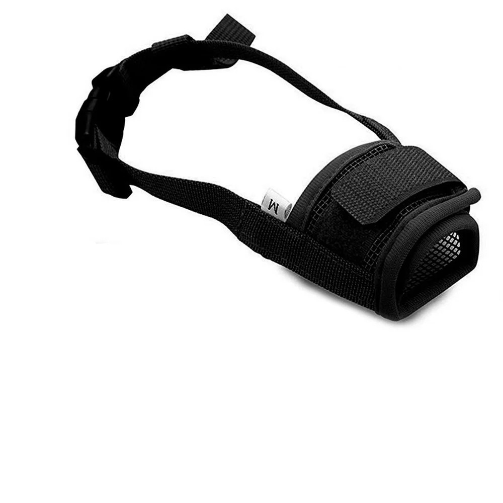 Anti Barking Dog Muzzle For Small Large Dogs Adjustable Mesh Breathable Pet