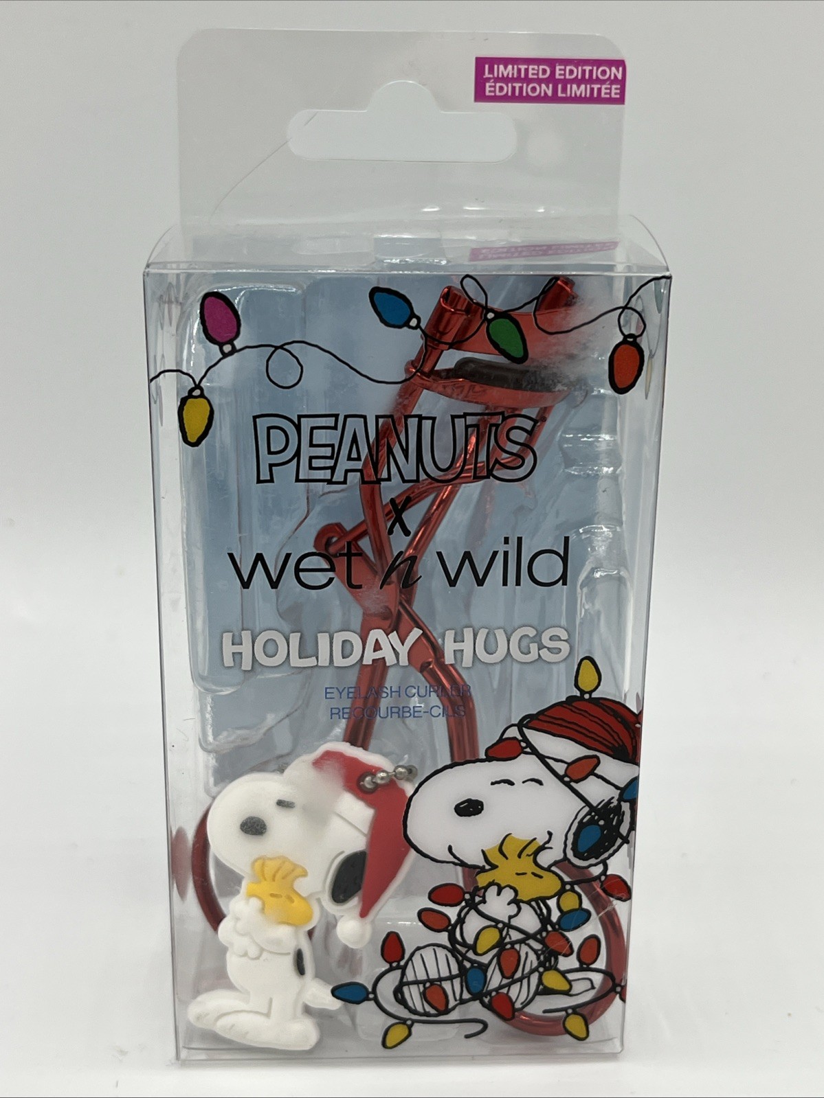 Peanuts Wet n Wild Holiday Hugs Eyelash Curler Snoopy Christmas Limited Edition