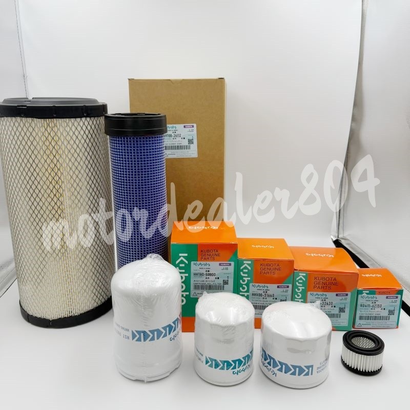 Fits For Kubota SVL95-2S SVL95-2SC Complete Maintenance Filter Kit HHTA0-59900